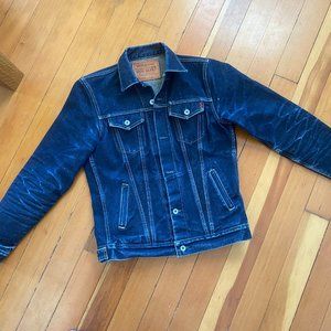 19oz Left-Hand Twill Selvedge Denim Type III Jacket - Indigo